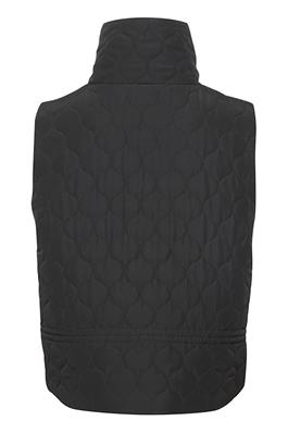 CULTURE Black Donia Light Quilted Vest