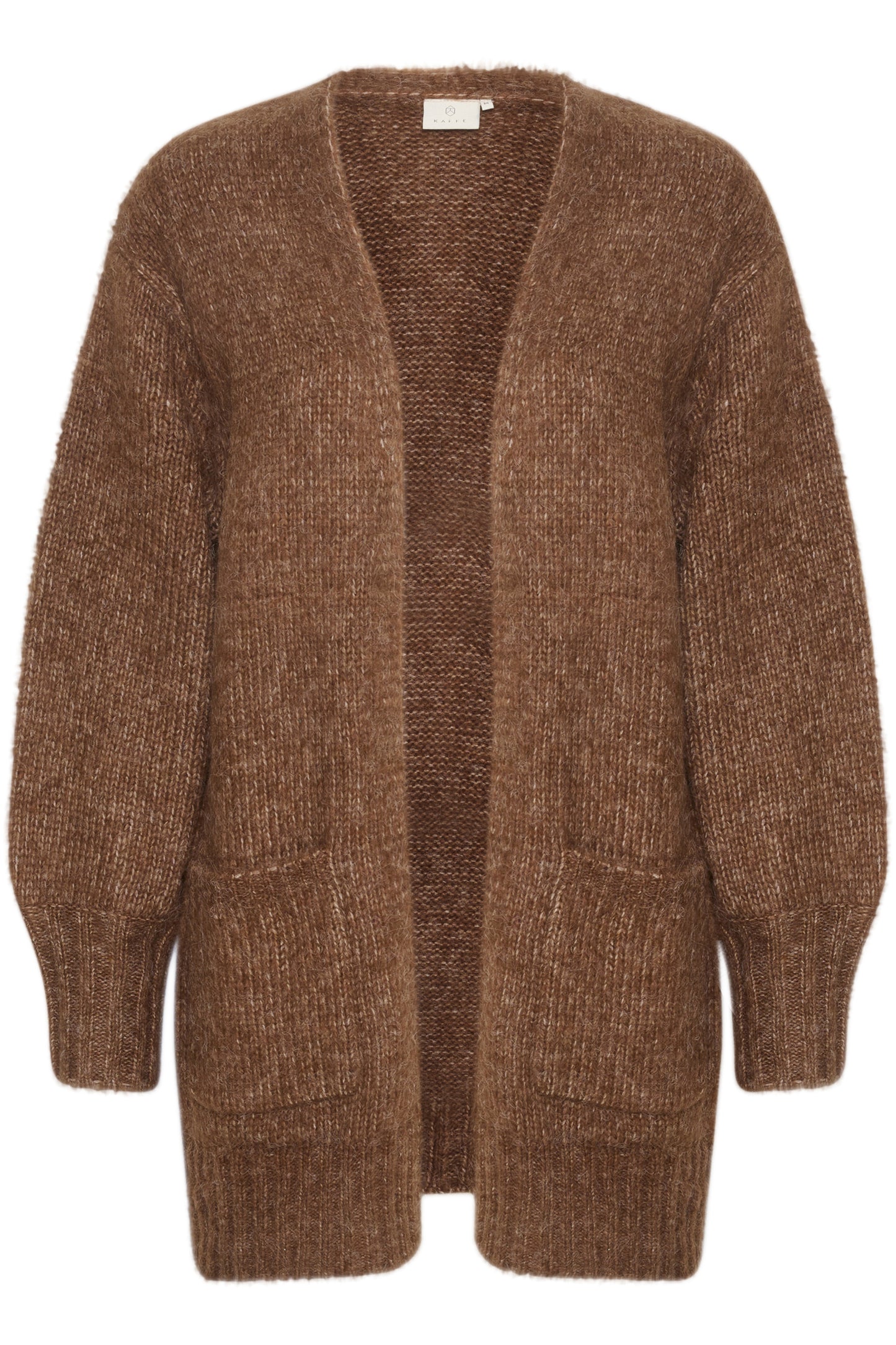 KAFFE KAalioma Chocolate Knit Cardigan