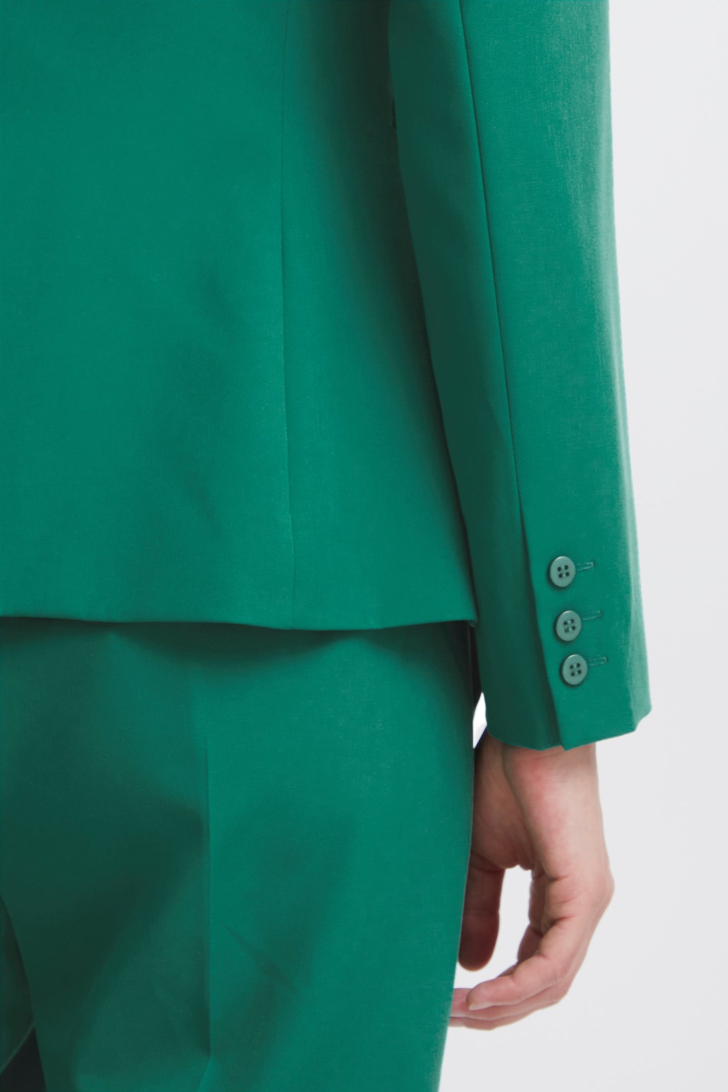 ICHI LEXI Emerald Green Blazer