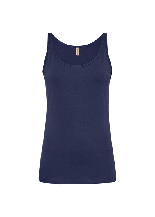 SOYA CONCEPT Pylle Navy Tank Top