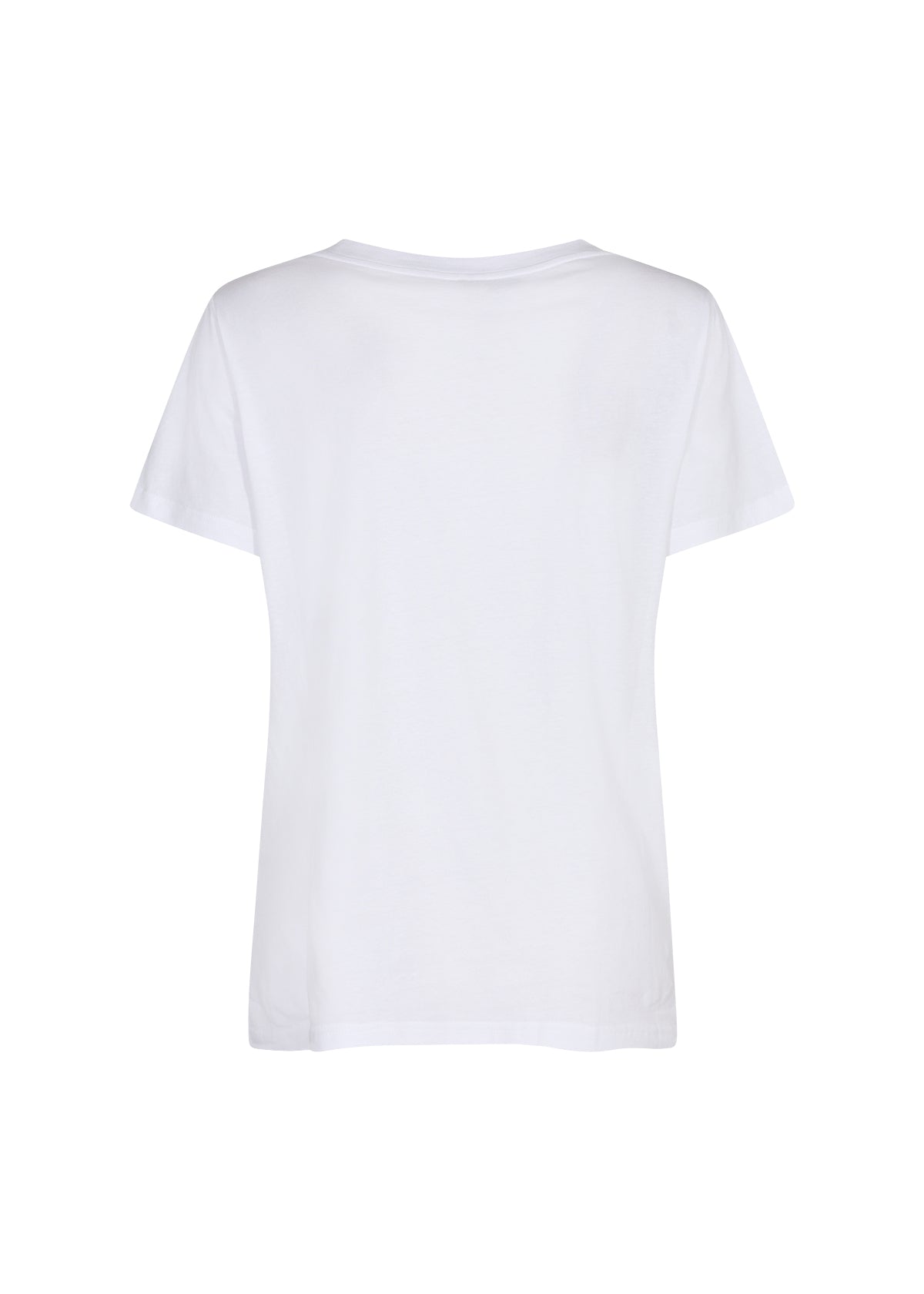 SOYA CONCEPT Derby Crisp White 100% Organic Cotton V Neck T-Shirt