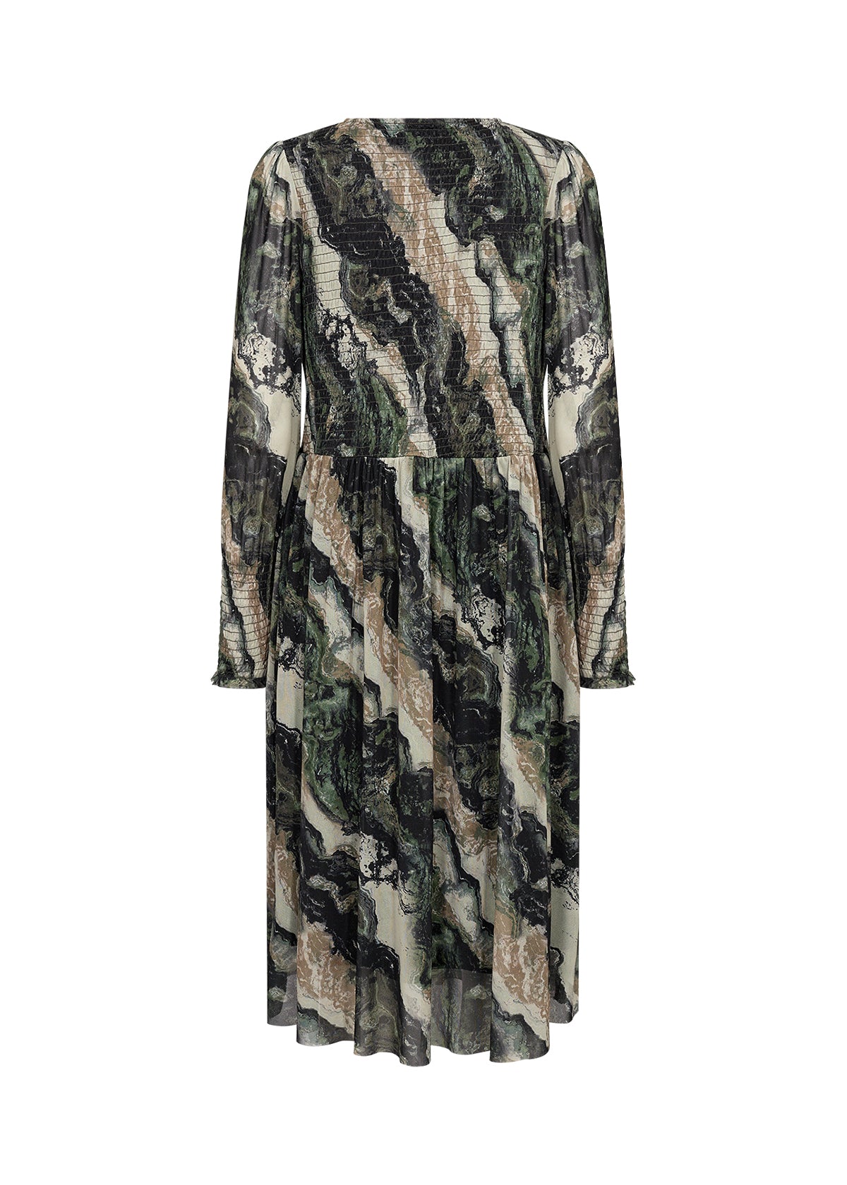 SOYA CONCEPT Alda Forest Green Marble Dress