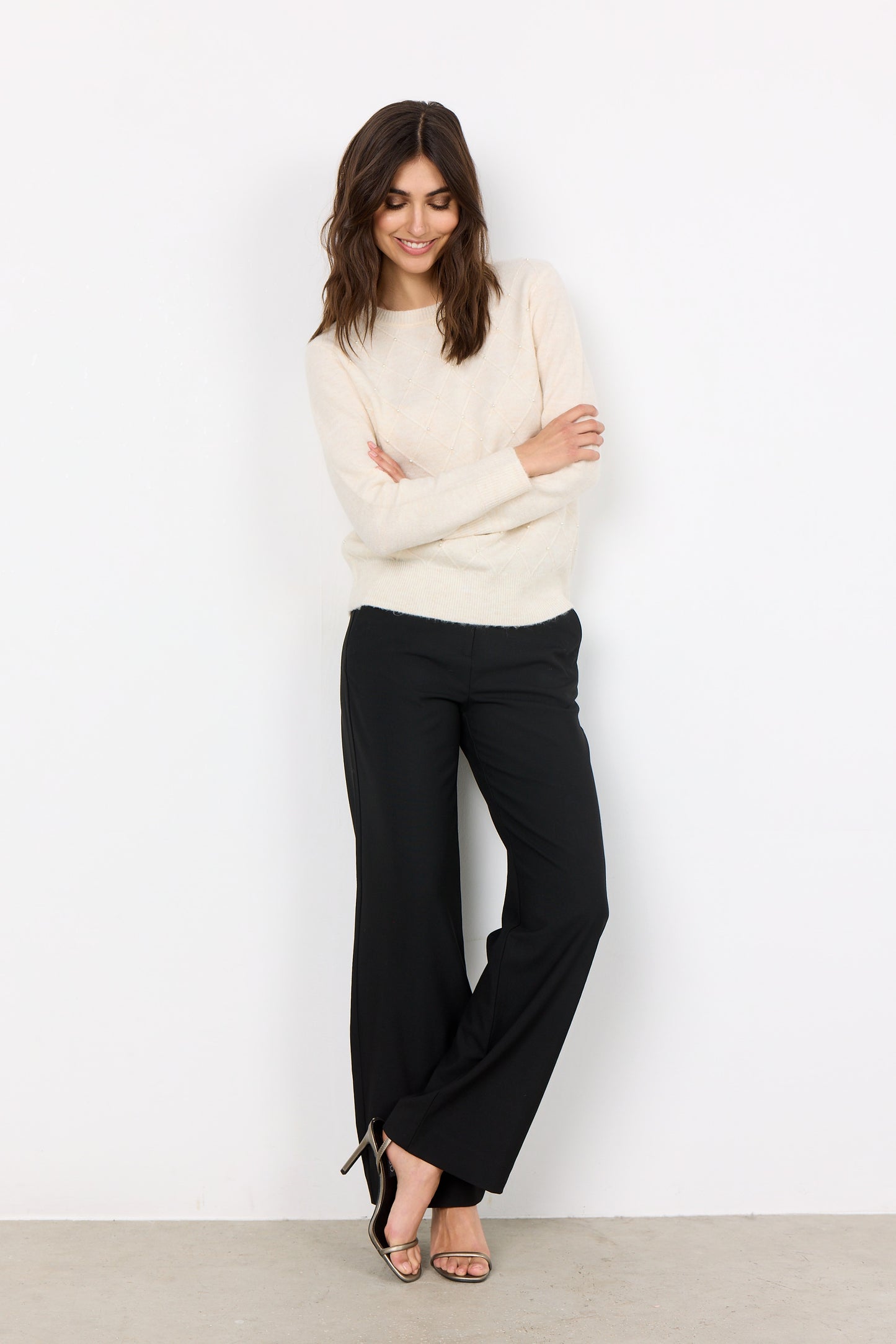 SOYA CONCEPT NESSIE 55 Cream Pearl Knit