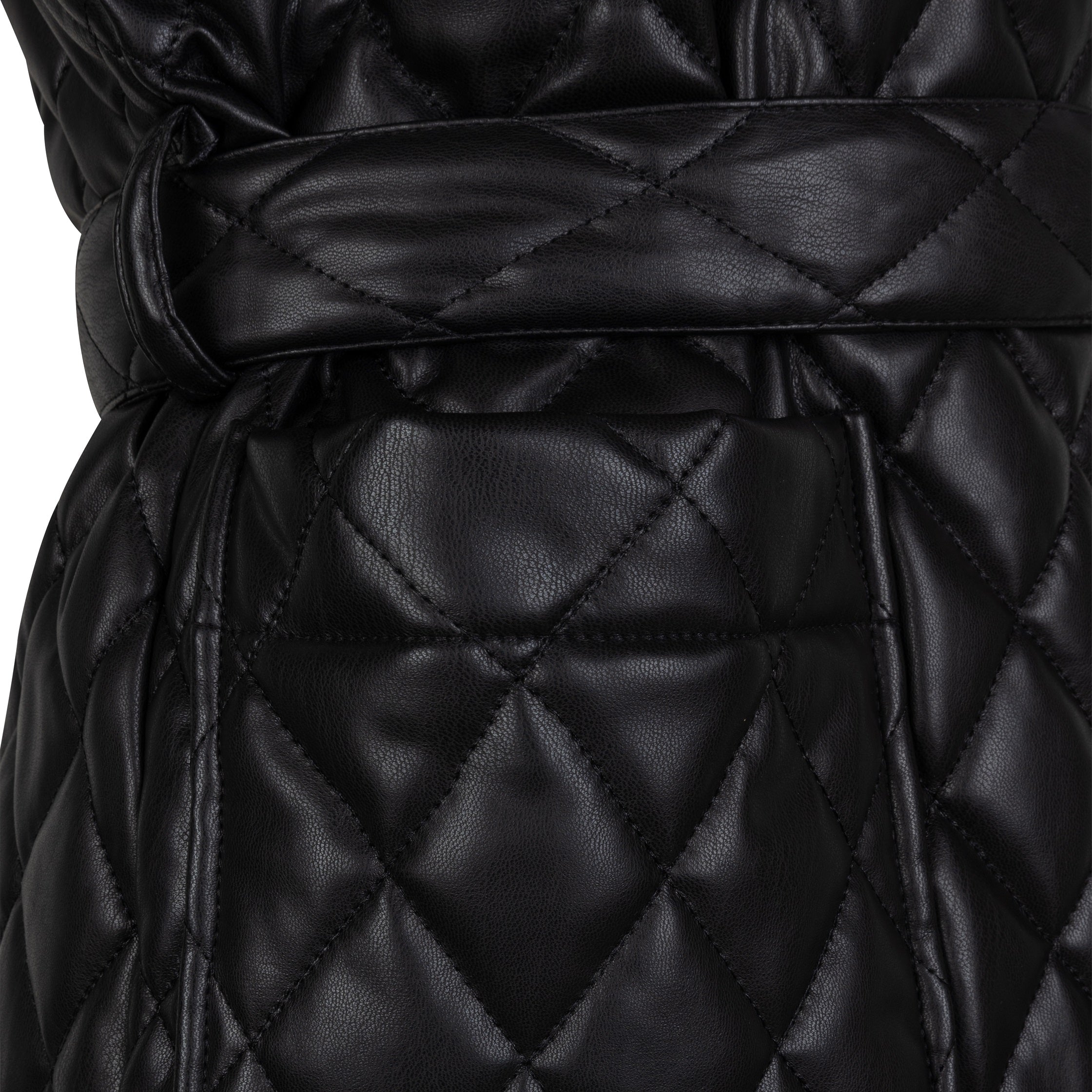 Patent on sale leather vest