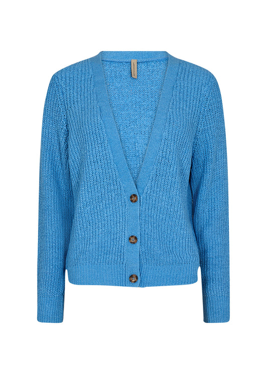 SOYA CONCEPT GLENDA 4 Sky Blue Knit Cardigan