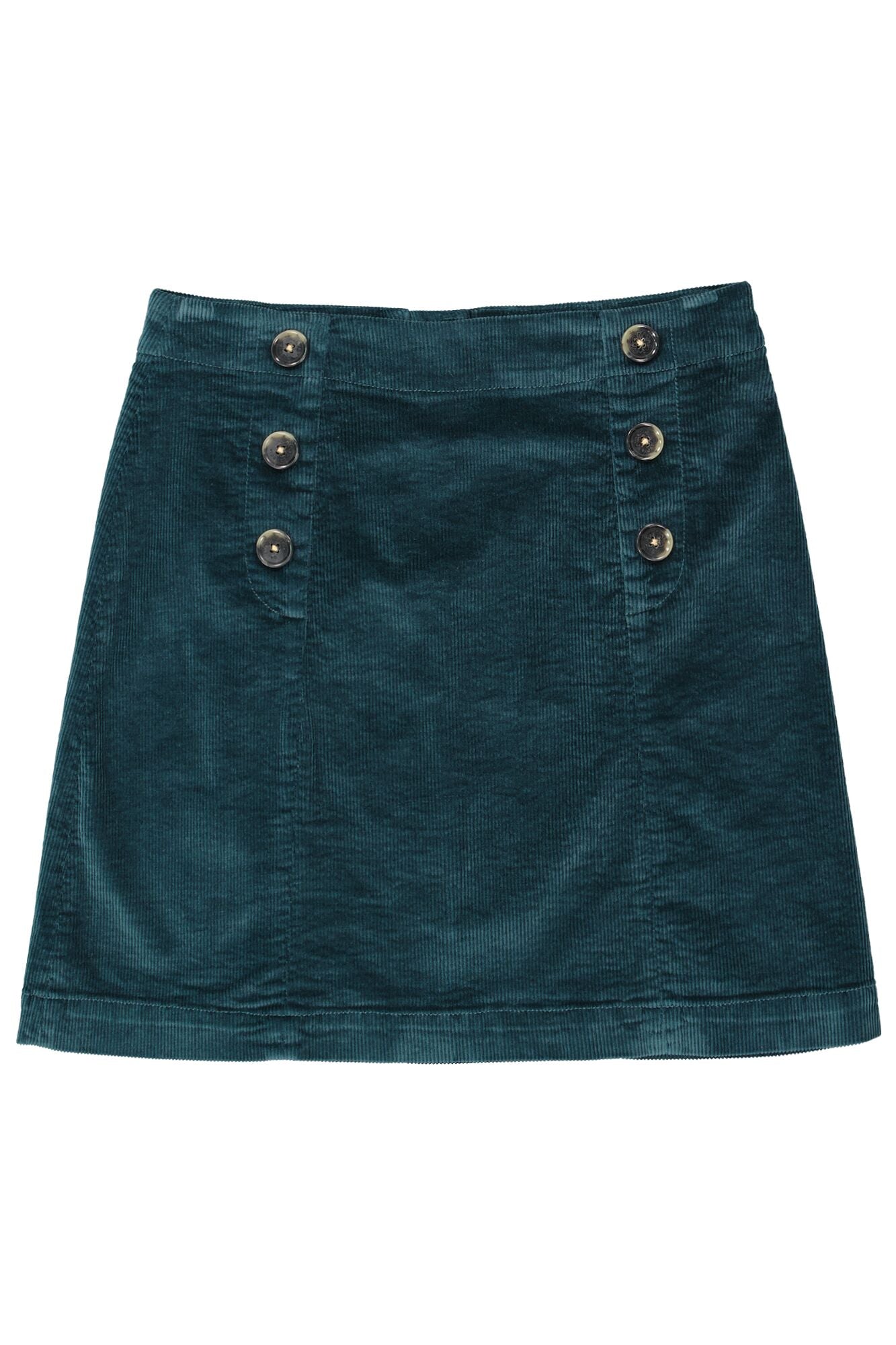GARCIA Teal Corduroy Mini Skirt