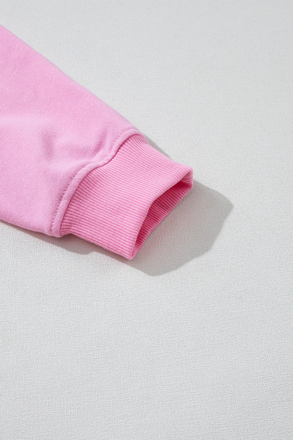 AMELIA BUBBLEGUM PINK PEARL CREWNECK SWEATER